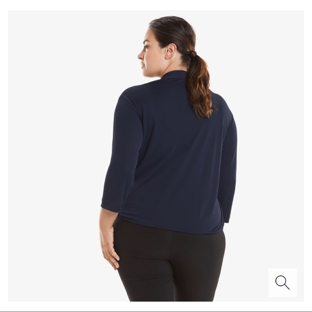 NWT MM. LAFLEUR Deneuve Top 4.0 in Galaxy Blue 3X - Picture 2 of 6